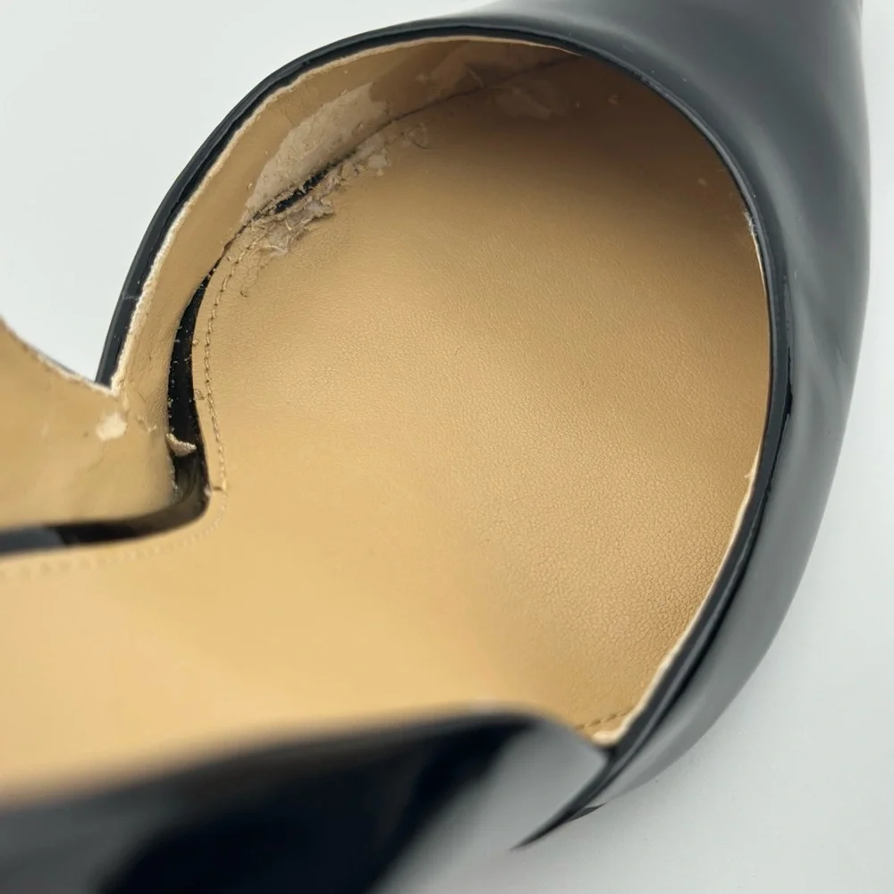 Michael Kors Black Patent Leather Pointed-Toe Heels